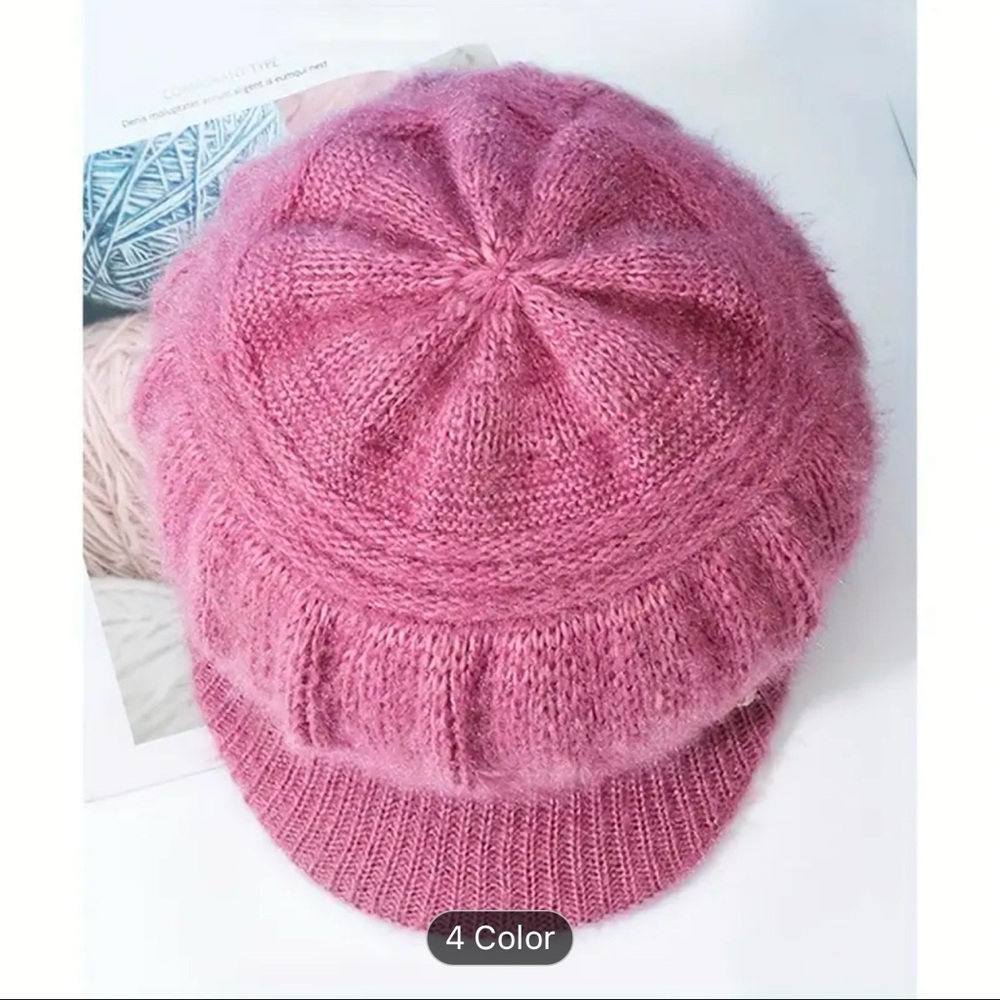 Pink Knit Cap